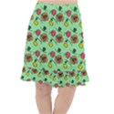 Lady Bug Fart - Nature And Insects Fishtail Chiffon Skirt View1
