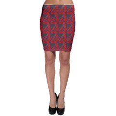015 Mountain Bike - Mtb - Hardtail And Downhill Bodycon Skirt by DinzDas