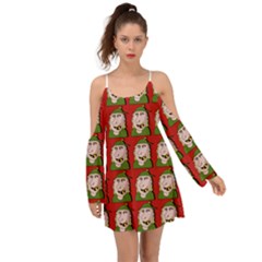 Village Dude - Hillbilly And Redneck - Trailer Park Boys Kimono Sleeves Boho Dress by DinzDas