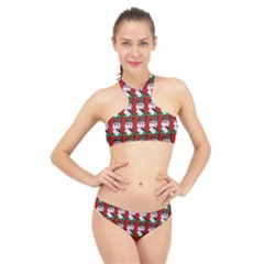 Village Dude - Hillbilly And Redneck - Trailer Park Boys High Neck Bikini Set by DinzDas