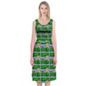 Game Over Karate And Gaming - Pixel Martial Arts Midi Sleeveless Dress View1