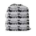 Gloomy Future  - Gas Mask And Pandemic Threat - Corona Times Drawstring Pouch (2XL) View2