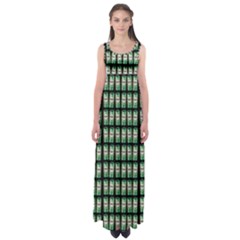 Beverage Cans - Beer Lemonade Drink Empire Waist Maxi Dress by DinzDas