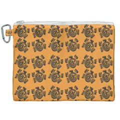 Inka Cultur Animal - Animals And Occult Religion Canvas Cosmetic Bag (xxl) by DinzDas
