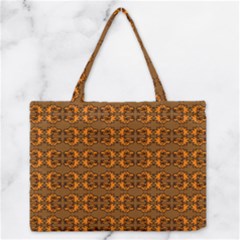 Inka Cultur Animal - Animals And Occult Religion Zipper Medium Tote Bag by DinzDas