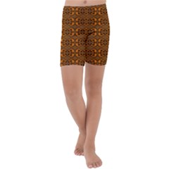Inka Cultur Animal - Animals And Occult Religion Kids  Lightweight Velour Capri Yoga Leggings by DinzDas