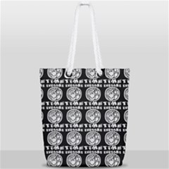 Inka Cultur Animal - Animals And Occult Religion Full Print Rope Handle Tote (small) by DinzDas