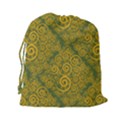 Abstract Flowers And Circle Drawstring Pouch (2XL) View2