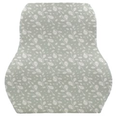 Abstract Flowers And Circle Car Seat Back Cushion  by DinzDas