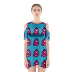 Little Devil Baby - Cute And Evil Baby Demon Shoulder Cutout One Piece Dress by DinzDas