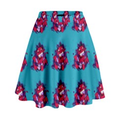 Little Devil Baby - Cute And Evil Baby Demon High Waist Skirt by DinzDas