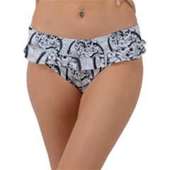 Monster Party - Hot Sexy Monster Demon With Ugly Little Monsters Frill Bikini Bottom by DinzDas