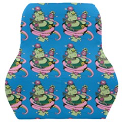Monster And Cute Monsters Fight With Snake And Cyclops Car Seat Back Cushion  by DinzDas