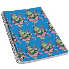 Monster And Cute Monsters Fight With Snake And Cyclops 5 5  X 8 5  Notebook by DinzDas