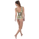 Multicolored Modern Collage Print Side Cut Out Swimsuit View2