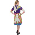 Circus Ghosts Sing Long Sleeve Mini Shirt Dress View2