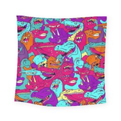 Dinos Square Tapestry (small) by Sobalvarro