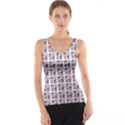 60s Ombre Hair Girl White Tank Top View1