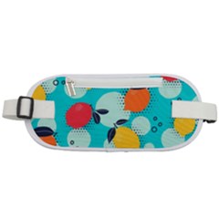 Pop Art Style Citrus Seamless Pattern Rounded Waist Pouch by Amaryn4rt