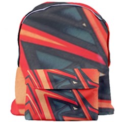 Graffiti Detail Wallpaper Texture Background Giant Full Print Backpack by Amaryn4rt