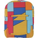 Dotted Colors Background Pop Art Style Vector Full Print Backpack View1
