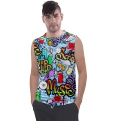 Graffiti Characters Seamless Pattern Men s Regular Tank Top by Amaryn4rt