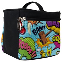 Comic Elements Colorful Seamless Pattern Make Up Travel Bag (big) by Amaryn4rt