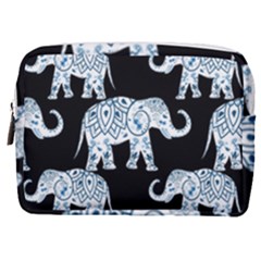 Elephant-pattern-background Make Up Pouch (medium) by Sobalvarro