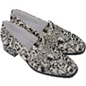 Vector-eclectic-fabric-seamless-pattern-animal-background-with-baroque-ornament Women s Chunky Heel Loafers View3