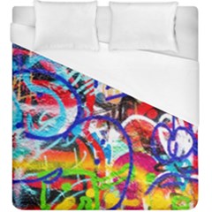 Crazy Grafitti Duvet Cover (king Size) by essentialimage