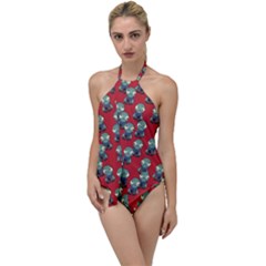 Zombie Virus Go With The Flow One Piece Swimsuit by helendesigns