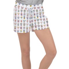 Female Reproductive System  Velour Lounge Shorts by ArtByAng