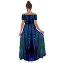 Glowleafs Off Shoulder Open Front Chiffon Dress View2