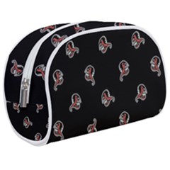 Ugly Monster Fish Motif Print Pattern Makeup Case (medium) by dflcprintsclothing