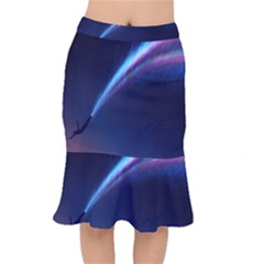 Light Fleeting Man s Sky Magic Short Mermaid Skirt by Mariart