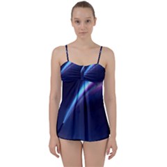 Light Fleeting Man s Sky Magic Babydoll Tankini Set by Mariart