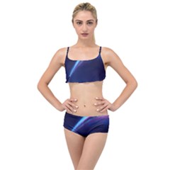 Light Fleeting Man s Sky Magic Layered Top Bikini Set by Mariart