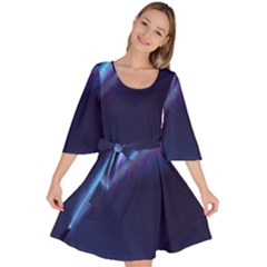 Light Fleeting Man s Sky Magic Velour Kimono Dress by Mariart
