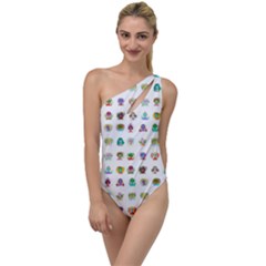 All The Aliens Teeny To One Side Swimsuit by ArtByAng