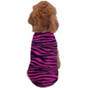 Pink Zebra Dog T-Shirt View2