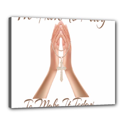 Panther World Limited Edition Prayer  Canvas 20  X 16  (stretched) by Pantherworld143