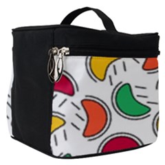Geometric Fruity Make Up Travel Bag (small) by tmsartbazaar
