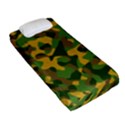 Yellow Green Brown Camouflage Fitted Sheet (Single Size) View2