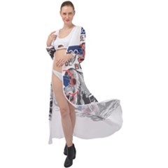 Choose To Be Tough & Chill Maxi Chiffon Beach Wrap by Bigfootshirtshop