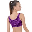 Dark Purple Camouflage Pattern The Little Details Bikini Top View2