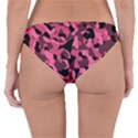 Black and Pink Camouflage Pattern Reversible Hipster Bikini Bottoms View4
