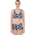 Grey and White Camouflage Pattern Work It Out Gym Set View1