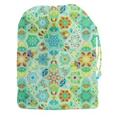 Bright Mosaic Drawstring Pouch (3xl) by ibelieveimages