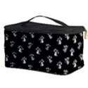 Cat Dog Animal Paw Prints Black and White Cosmetic Storage View3