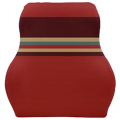 Retro Aesthetic Car Seat Velour Cushion  by tmsartbazaar